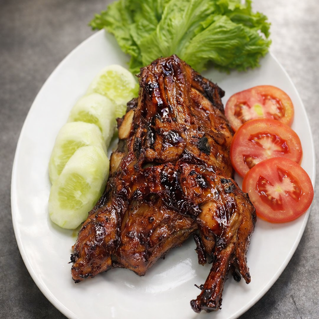 Ayam Bakar Separo 1/2 Ekor Tanpa Kremes